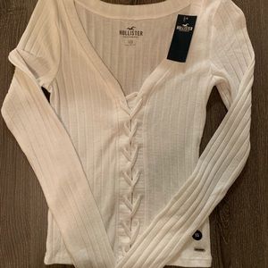 Hollister Lace Up Tee